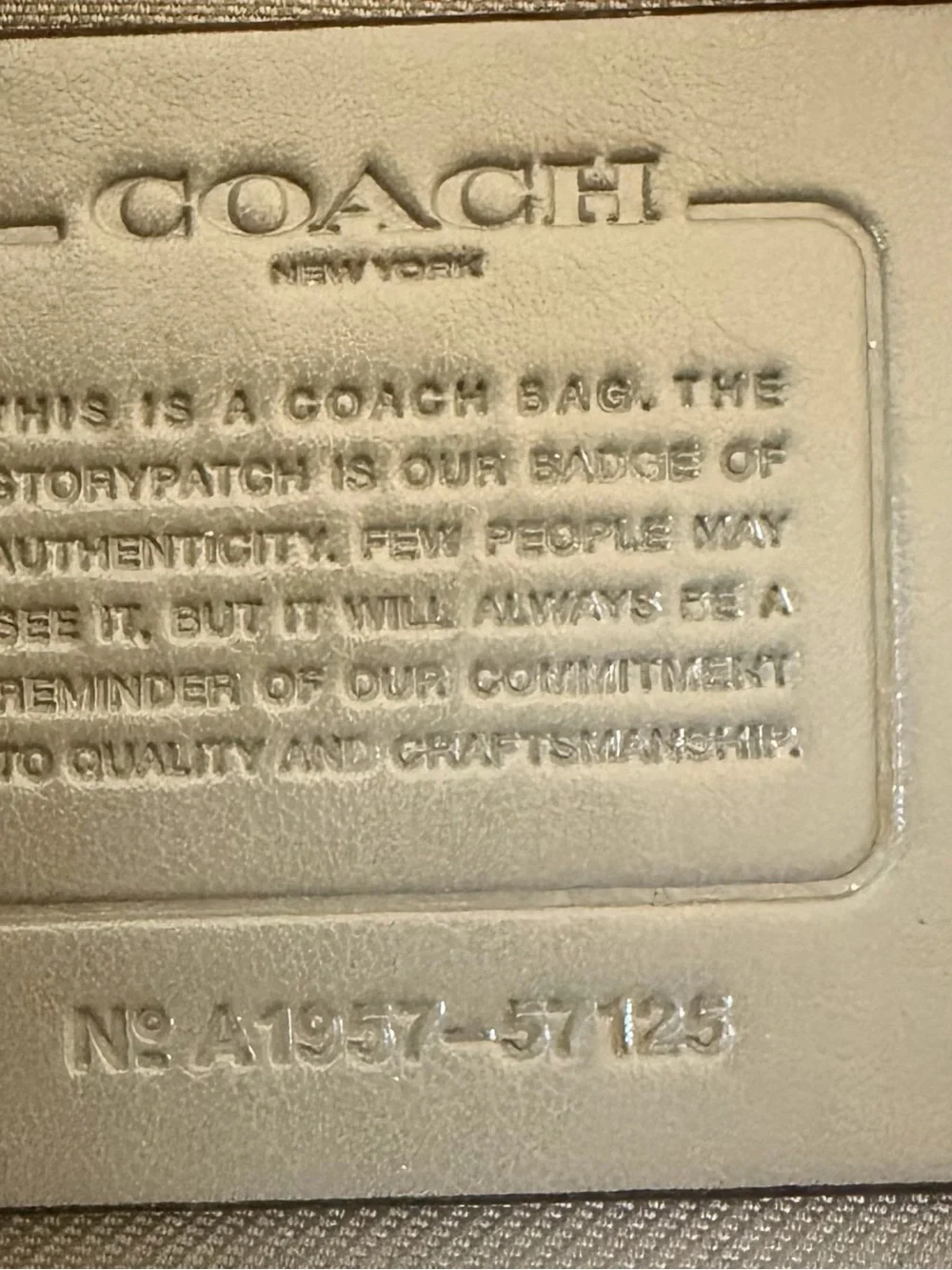 Coach Pebbled Leather Shoulder Bag in Gray